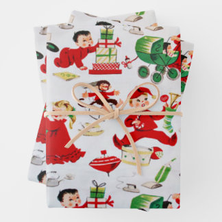 A Very Vintage Christmas Wrapping Paper Sheets