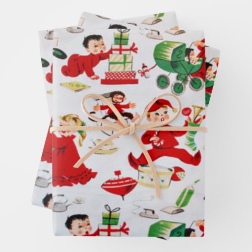 A Very Vintage Christmas  Wrapping Paper Sheets
