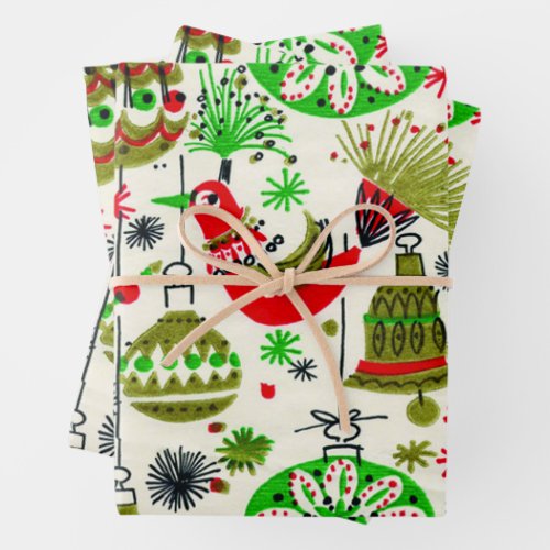A Very Vintage Christmas Wrapping Paper Sheets