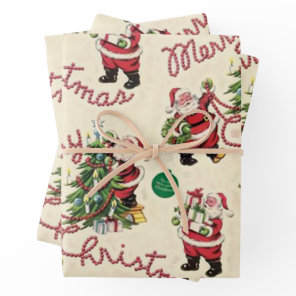 A Very Vintage Christmas  Wrapping Paper Sheets