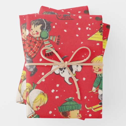 A Very Vintage Christmas  Wrapping Paper Sheets