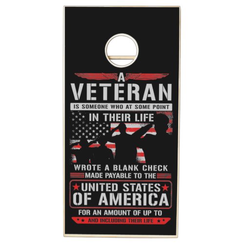 A Veteran to Cornhole Set