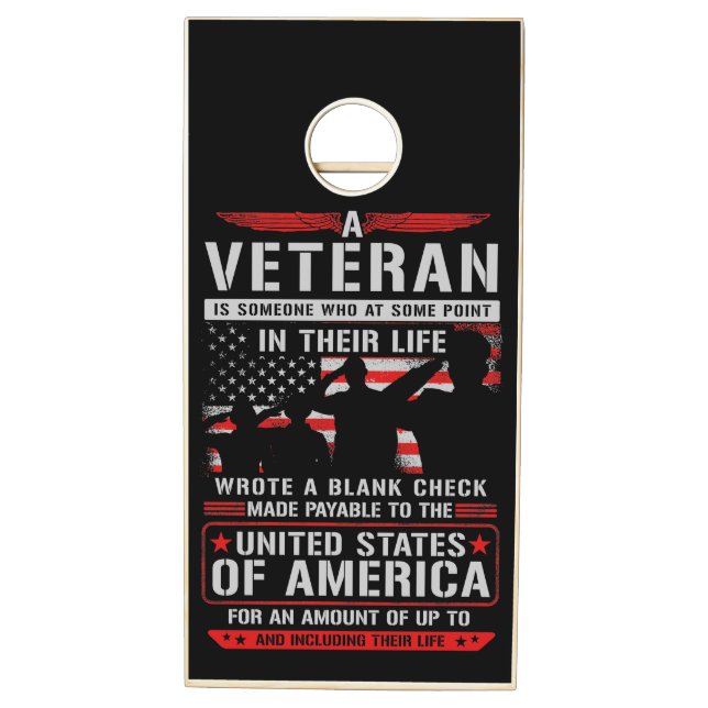 A Veteran to Cornhole Set (Right)