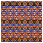 A vibrant colorful fabric print pattern design 