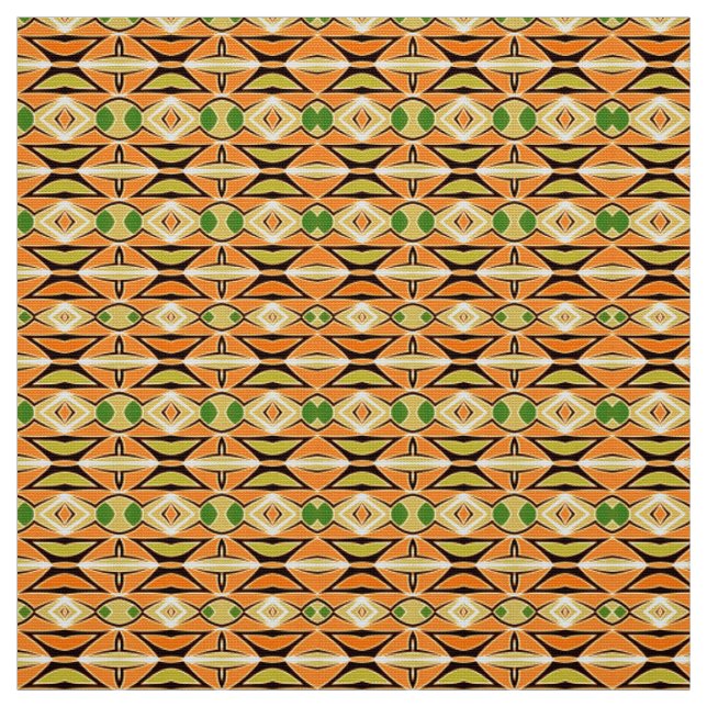 A vibrant colorful fabric print pattern design  (Swatch)