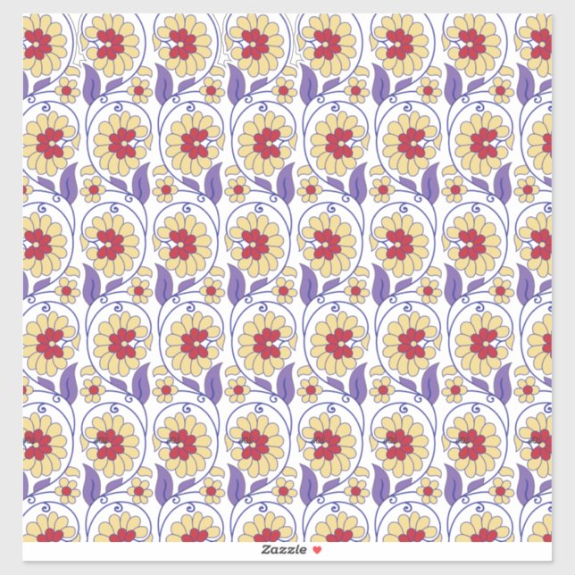 A vibrant design featuring yellow and orange creat sticker (Sheet)