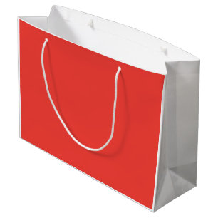 A vibrant display of color transitions from deep r large gift bag