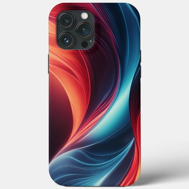 A vibrant gradient wave  Case-Mate iPhone case (Back)