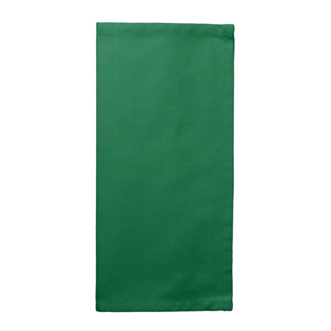 A vibrant green leaf with distinct veins is illumi cloth napkin (Half Fold)