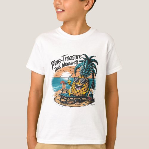 A vibrant humorous design featuring a pineapple T_Shirt