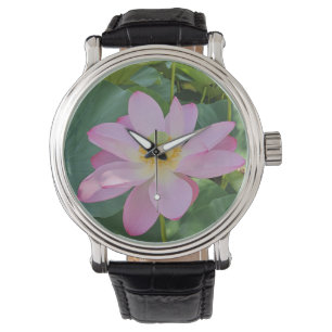 A vibrant lotus flower watch