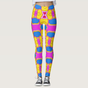 A vibrant multicolor classic "Ratti_Creative_Arts" Leggings