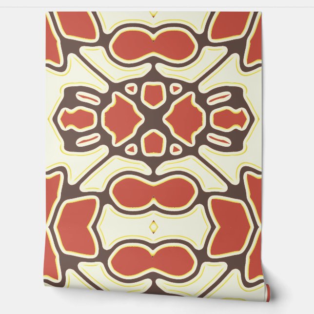 A vibrant multicolor classic "Ratti_Creative_Arts" Wallpaper (Unrolling)