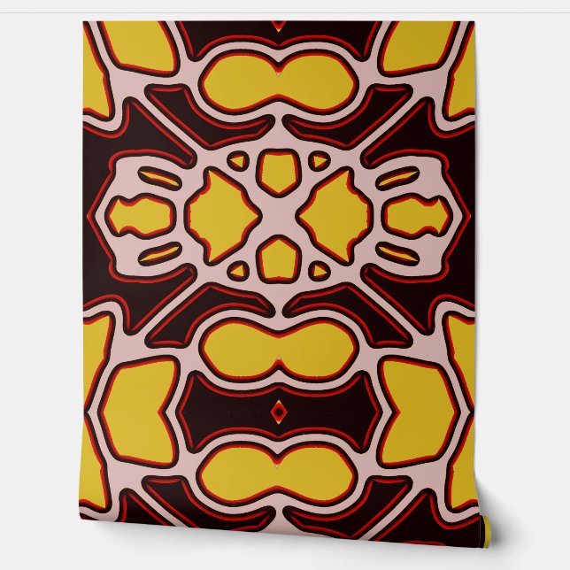 A vibrant multicolor classic "Ratti_Creative_Arts" Wallpaper (Unrolling)