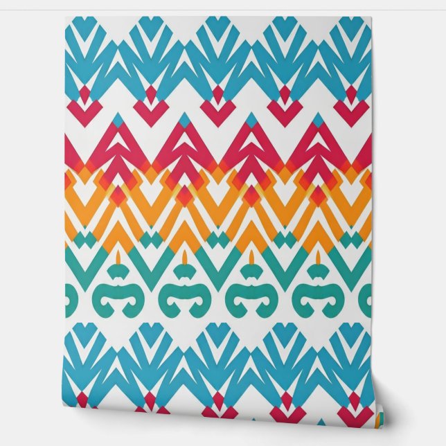 A vibrant multicolor classic "Ratti_Creative_Arts" Wallpaper (Unrolling)