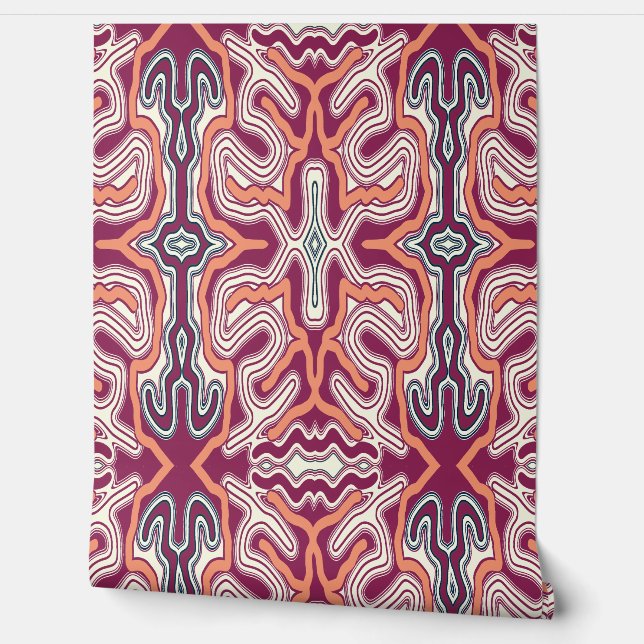 A vibrant multicolor classic "Ratti_Creative_Arts" Wallpaper (Unrolling)