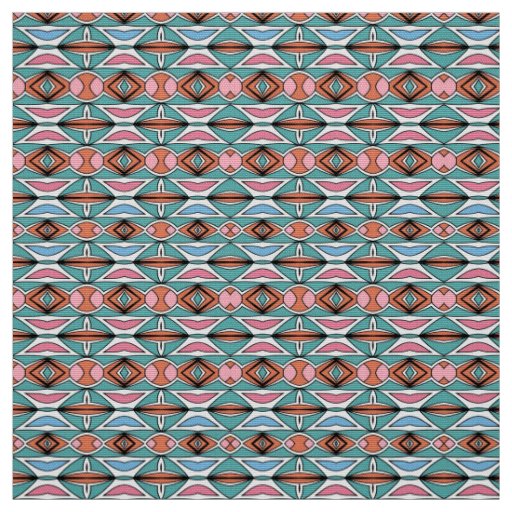 A vibrant multicolor fabric print pattern design 