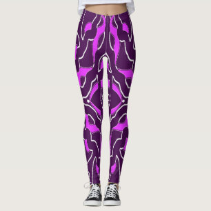 A vibrant multicolor "Ratti_Creative_Arts" Leggings