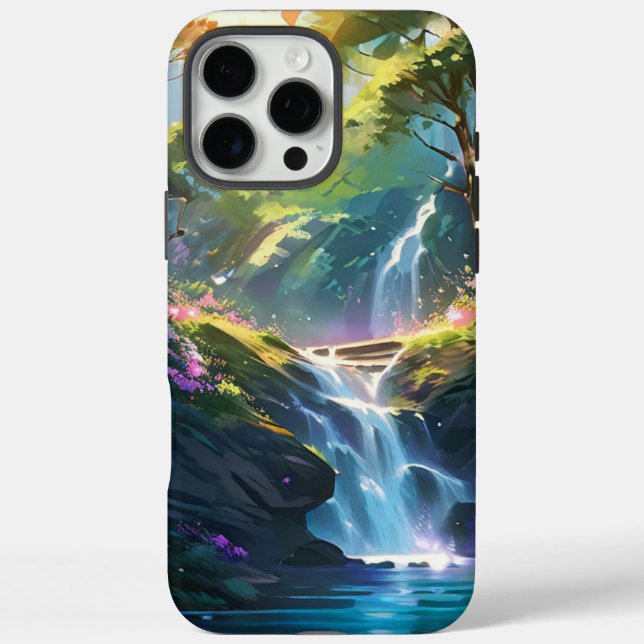 A vibrant nature iPhone 16 Pro Max case (Back)
