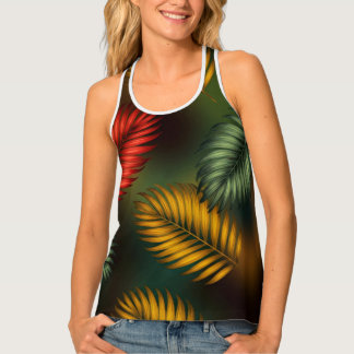 A Vibrant Racerback Tank Top for a Bold Look