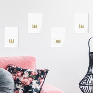 A vibrant, symmetrical floral design featuring int wall art sets