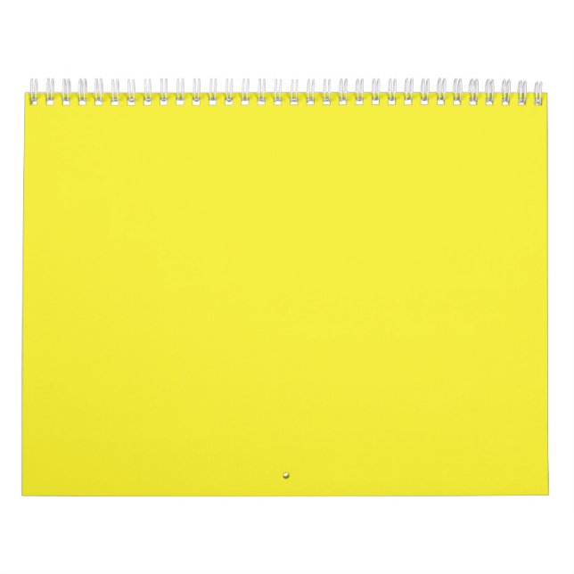 A vibrant yellow square enclosed by a crisp white  calendar (Cover)