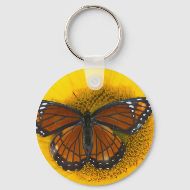 A Viceroy Butterfly | Limenitis Archippus Keychain (Front)