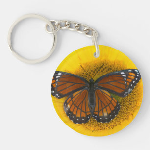A Viceroy Butterfly Limenitis Archippus Keychain
