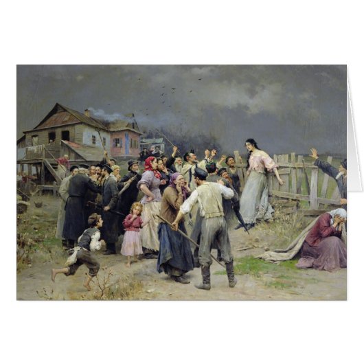 A victim of fanaticism, 1899 cards (Front Horizontal)