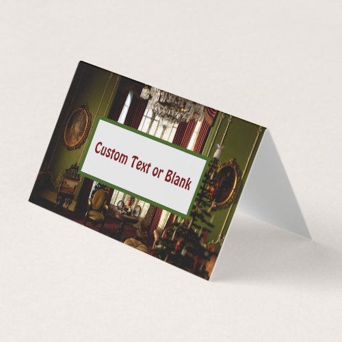 A Victorian Christmas _ Customizable Folded Card