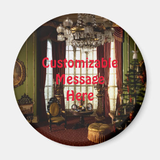 A Victorian Christmas - Customizable Magnet