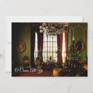 A Victorian Christmas - "O Come Al Ye" Invitation