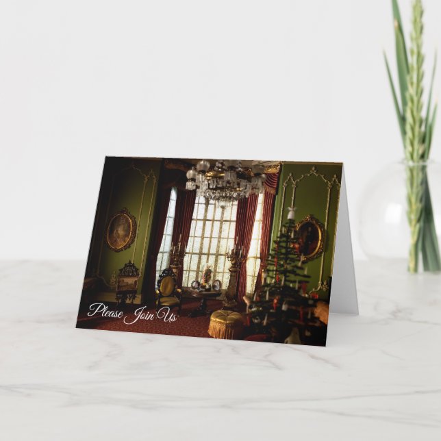 A Victorian Christmas - "Please Join Us" Card (Front)