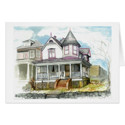 A Victorian house Cards (Front Horizontal)