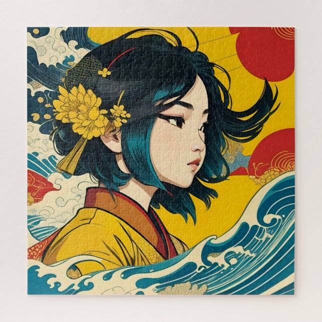 A Vietnamese Girl in Full Bloom Jigsaw Puzzle (Vertical)
