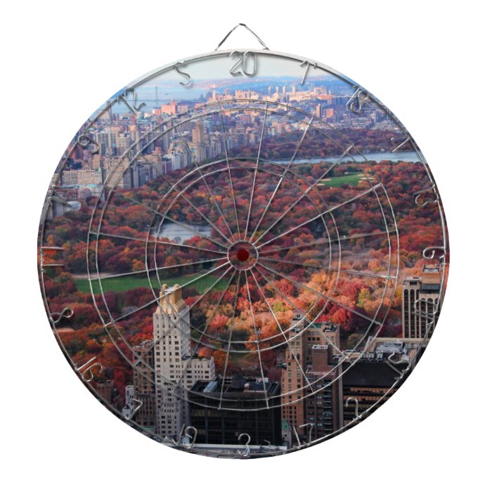 A view above Autumn in Central Park 01 Dart Boards