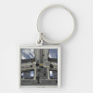 A view from inside the flight deck keychain