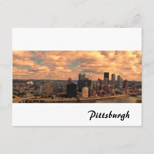 A View from Mt Washington of Pittsburgh Postcard