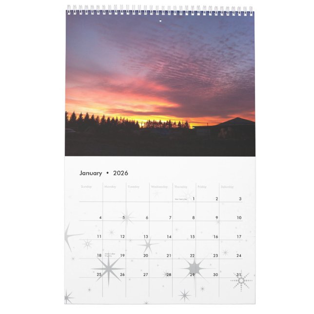 A View from the Finger Lakes Region Calendar (Jan 2026)