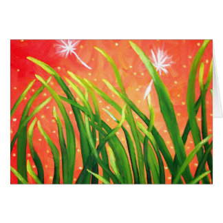 A View from the Grass - art card - blank card