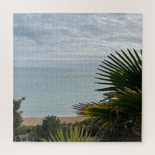 A view from the Lower Leas Coastal Path Folkestone Jigsaw Puzzle