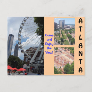 A View from the Top Atlanta Post card