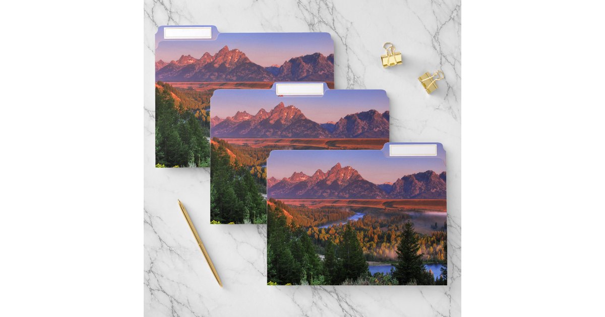 Morning Folder Examples A View in the Morning File Folder | Zazzle