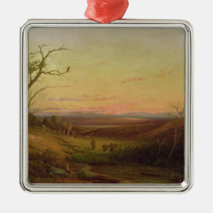 A View of Adelaide at Sunset Metal Ornament