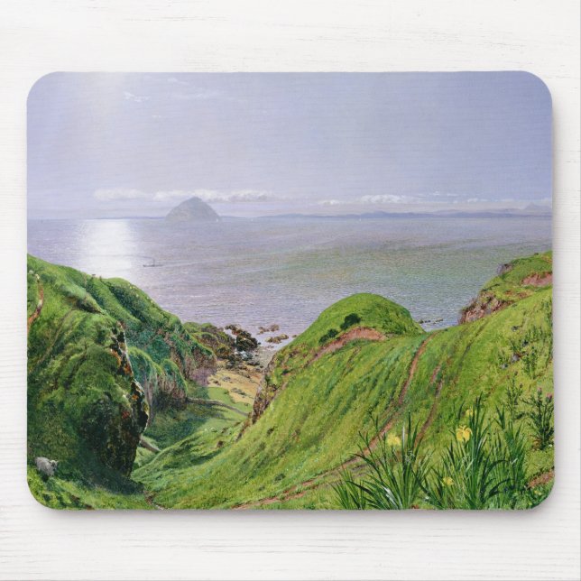 A View of Ailsa Craig and the Isle of Arran, 1860 Mouse Pad (Front)