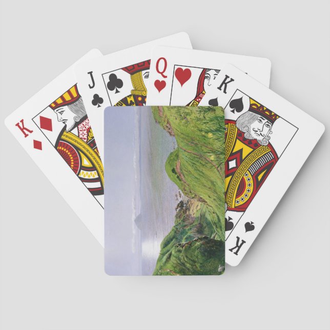A View of Ailsa Craig and the Isle of Arran, 1860 Poker Cards (Back)