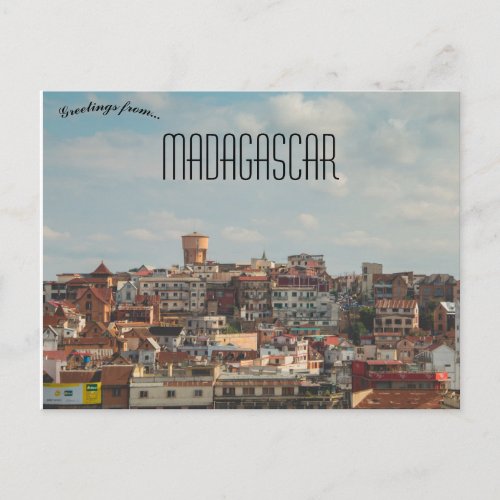 A View of Antananarivo Madagascar Postcard