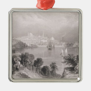 A View of Baltimore Metal Ornament