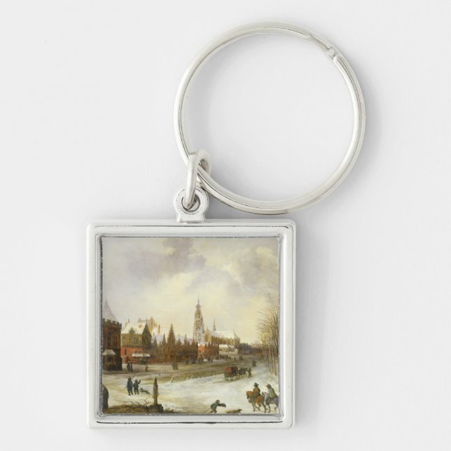 A View of Breda Keychain (Front)