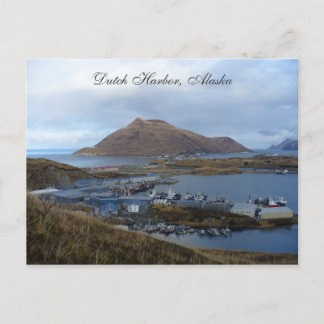 A View of Dutch Harbor, Alaska Postcard